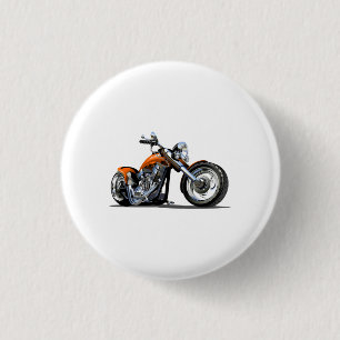 Cartoon Motorrad Button