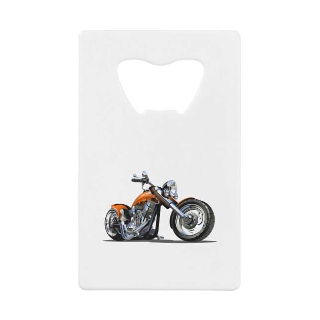 Cartoon Motorrad Geldbeutel Flaschenöffner (Vorderseite)