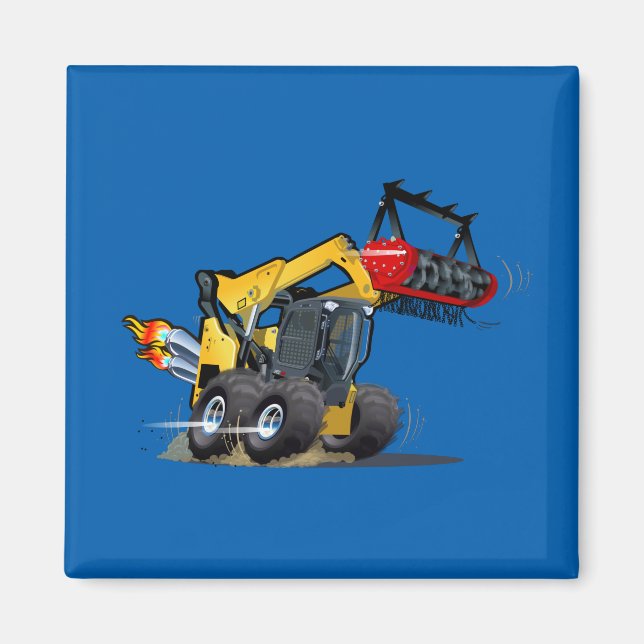 Cartoon Mulcher Magnet (Vorne)