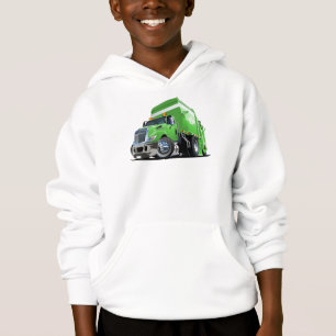 Cartoon-Müllwagen Hoodie