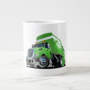 Cartoon-Müllwagen Jumbo-Tasse