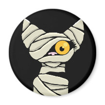 Cartoon Mummy Cat Halloween