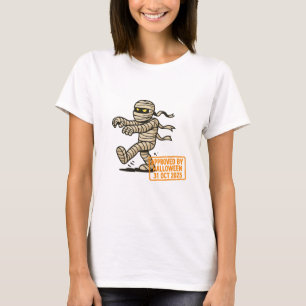 Cartoon Mummy - zu Halloween genehmigt T-Shirt