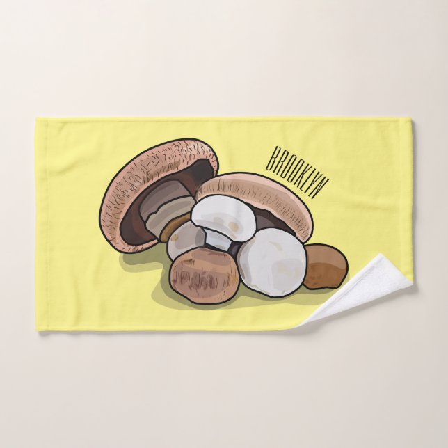 Cartoon Mushroom-Abbildung Badhandtuch Set (Handtuch)