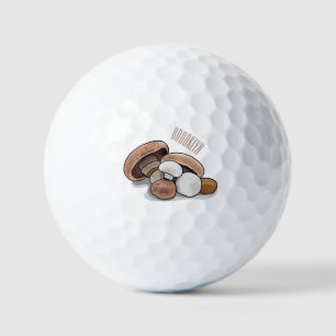 Cartoon Mushroom-Abbildung Golfball