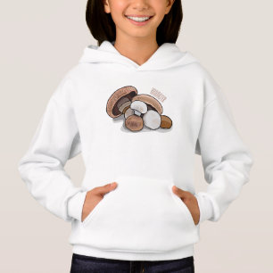 Cartoon Mushroom-Abbildung Hoodie