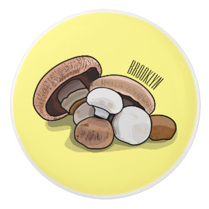 Cartoon Mushroom-Abbildung Keramikknauf