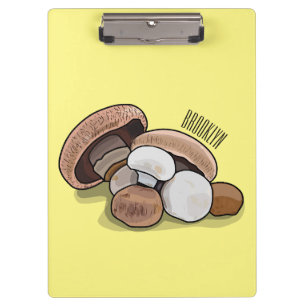 Cartoon Mushroom-Abbildung Klemmbrett