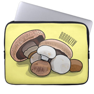 Cartoon Mushroom-Abbildung Laptopschutzhülle