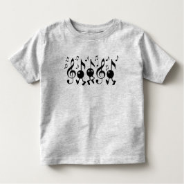Cartoon Musiknoten Kleinkind T-shirt