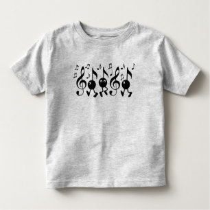 Cartoon Musiknoten Kleinkind T-shirt