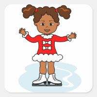 Cartoon Niedlich Abbildung Skater Sticker