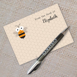 Cartoon Niedlich Funny Honey Bee Honeycomb Post-it Klebezettel