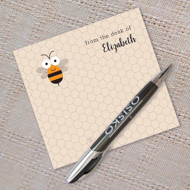 Cartoon Niedlich Funny Honey Bee Honeycomb Post-it Klebezettel (Von Creator hochgeladen)
