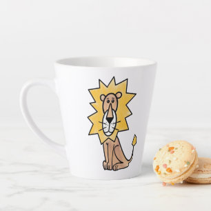 Cartoon niedlichen Löwen Kinder Retro Safari Dschu Milchtasse