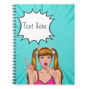 Cartoon-Notebook Notizblock
