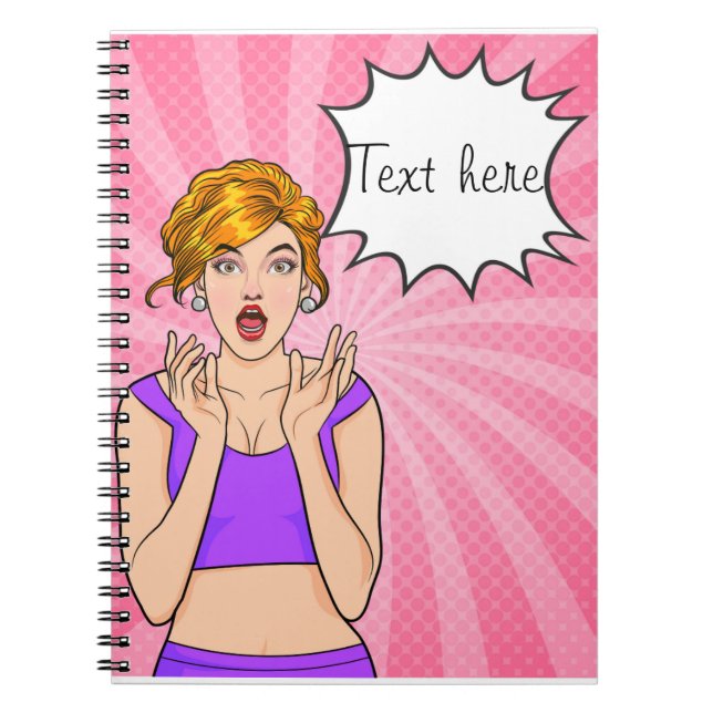Cartoon-Notebook Notizblock (Vorderseite)