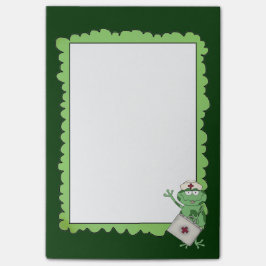 Cartoon Nurse Postit Notizblock
