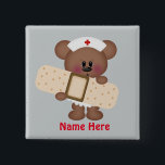 Cartoon Nurse Schaltfläche Namen hinzufügen Button<br><div class="desc">Design von Kristi W. Designs unter www.graphicsnbits.com</div>