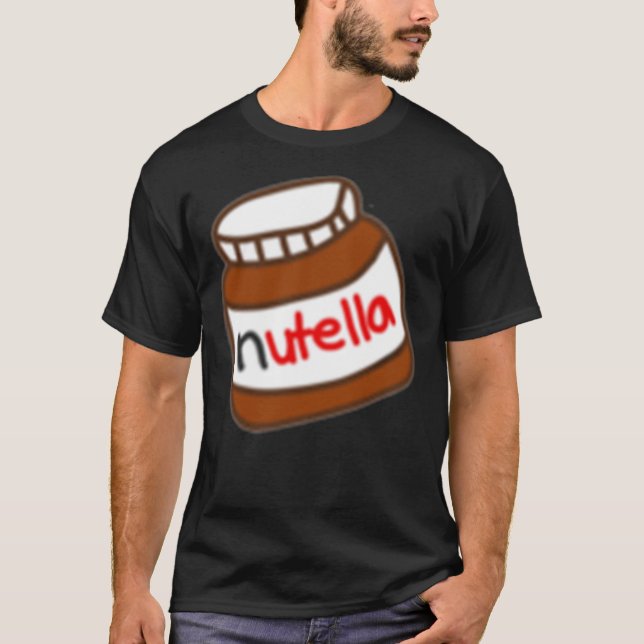 Cartoon nutella Klassischer T - Shirt (Vorderseite)