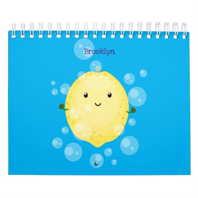 Cartoon Obst, Gemüse und Pflanze Kalender (Titelbild)
