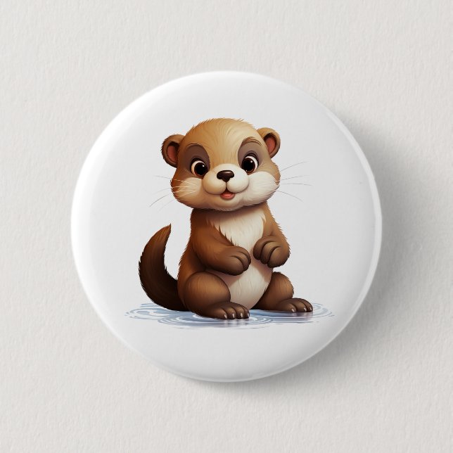 Cartoon-Ottomographie Button (Vorderseite)