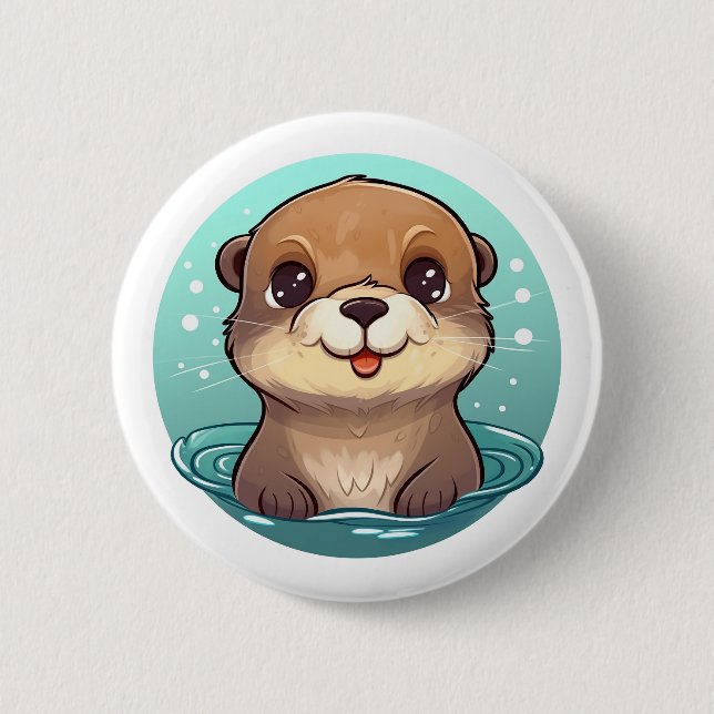 Cartoon-Ottomographie Button (Vorderseite)