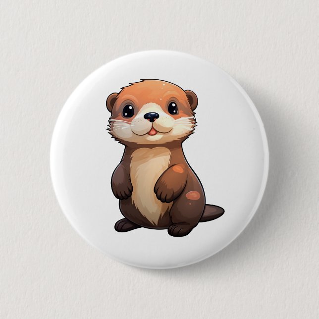Cartoon-Ottomographie Button (Vorderseite)