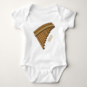 Cartoon Pan Flam / PanPipes Baby Strampler