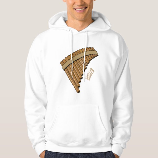 Cartoon Pan Flam / PanPipes Hoodie (Vorderseite)