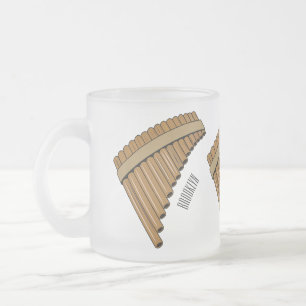 Cartoon Pan Flam / PanPipes Mattglastasse