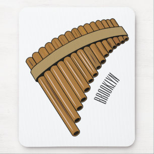 Cartoon Pan Flam / PanPipes Mousepad