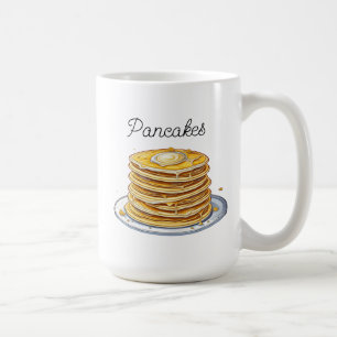 Cartoon Pancakes   Yummy-Feinschmecker Kaffeetasse
