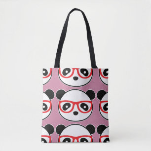 Cartoon-Panda-Bärn-Tasche