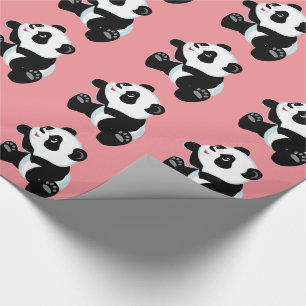 Cartoon Panda Geschenkpapier