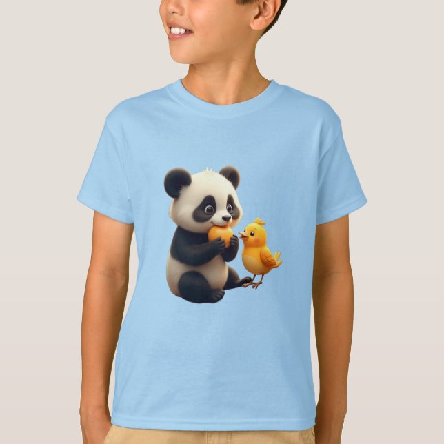 Cartoon Panda T - Shirt (Vorderseite)