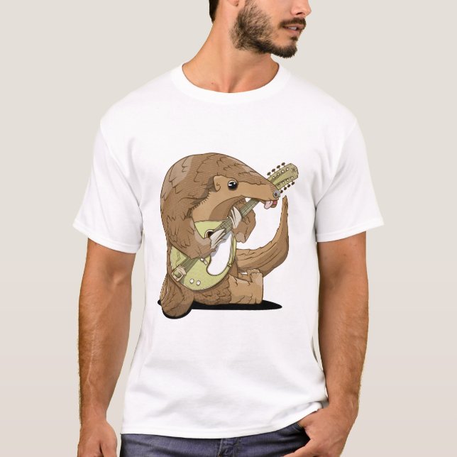 Cartoon Pangolin T-Shirt (Vorderseite)