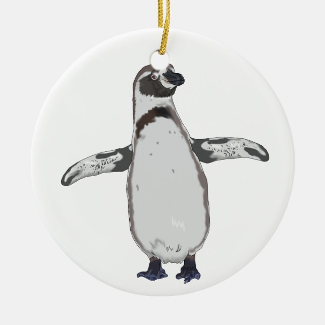 Cartoon Penguin Keramikornament (Vorne)