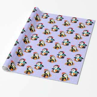 Cartoon Penguins Geschenkpapier