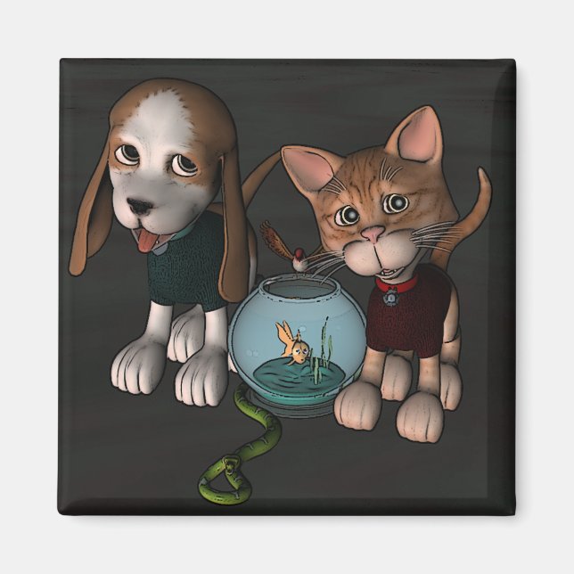 Cartoon Pet Magnet (Vorne)