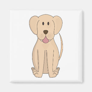 Cartoon Phantastisch Labrador Retriever Magnet
