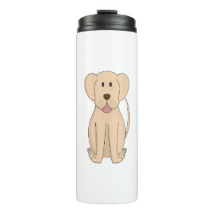 Cartoon Phantastisch Labrador Retriever Thermosbecher