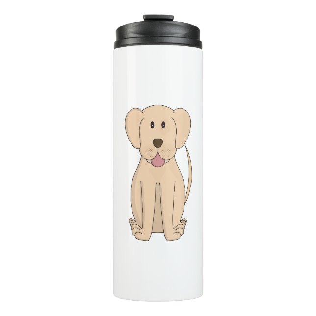 Cartoon Phantastisch Labrador Retriever Thermosbecher (Vorderseite)