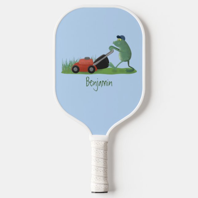 Cartoon Pickleball Schläger (Vorderseite)
