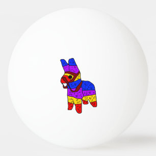 Cartoon Piñata für eine Fiesta in Mexiko Tischtennisball