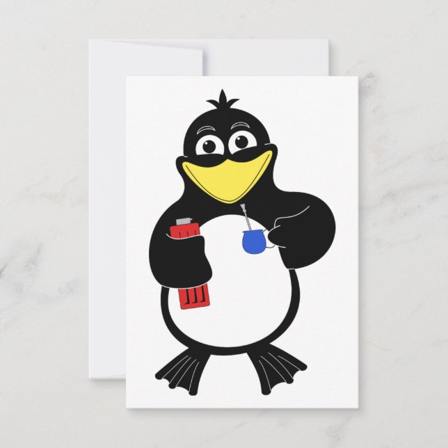 Cartoon Pinguin (Vorderseite)