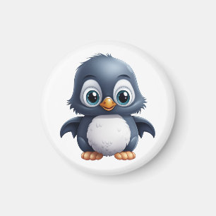 Cartoon Pinguin-Abbildung Magnet