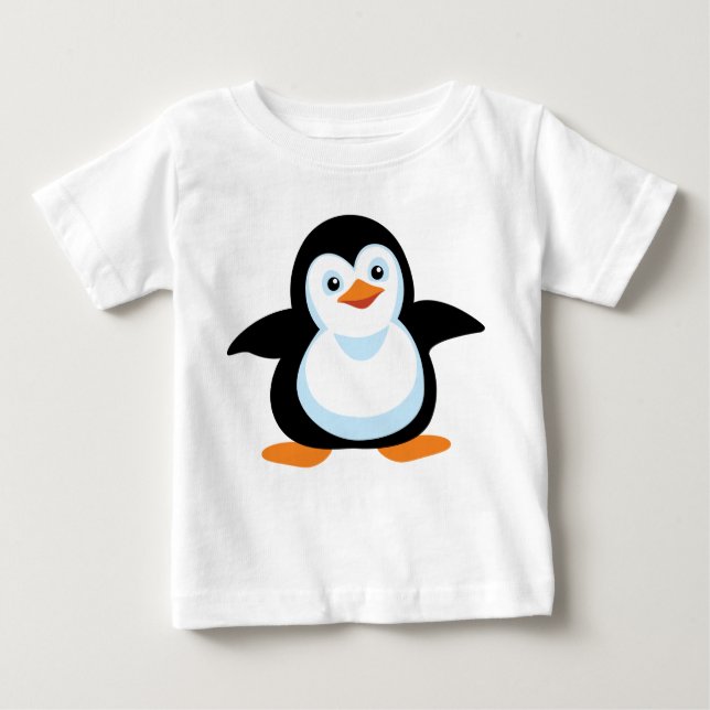 Cartoon Pinguin Baby T-shirt (Vorderseite)
