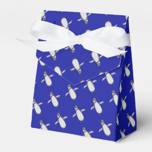 Cartoon Pinguin Geschenkschachtel
