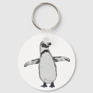 Cartoon Pinguin Schlüsselanhänger